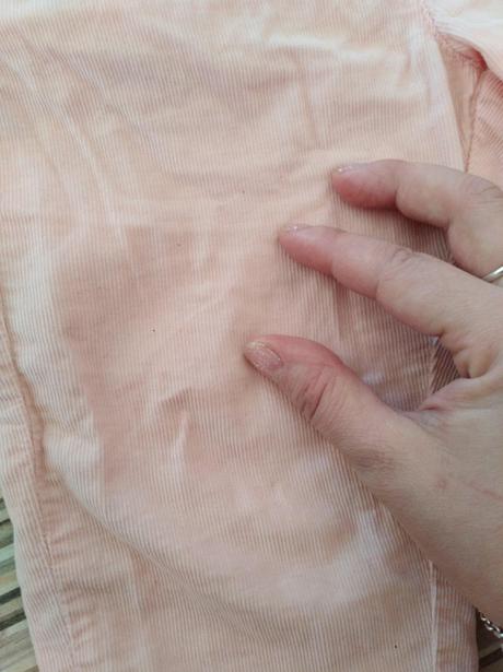 Detské menčestrové nohavice, lupilu,92