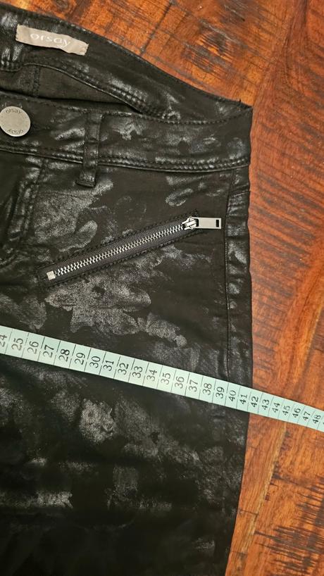 Lesklé nohavice elastické, orsay,xs