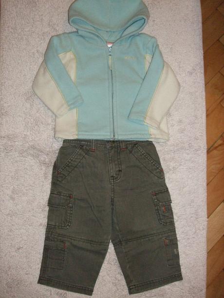 Flísová mikinka, old navy,86