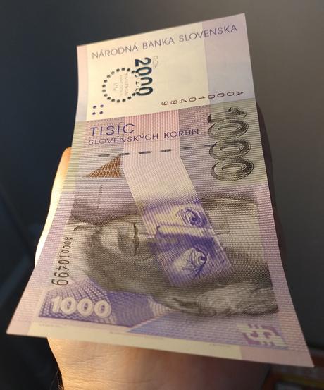1000 sk bankovka 1993 bimilenium,