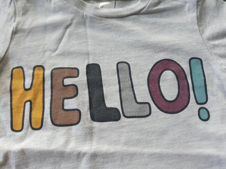 Tričko s nápisom, h&m,86