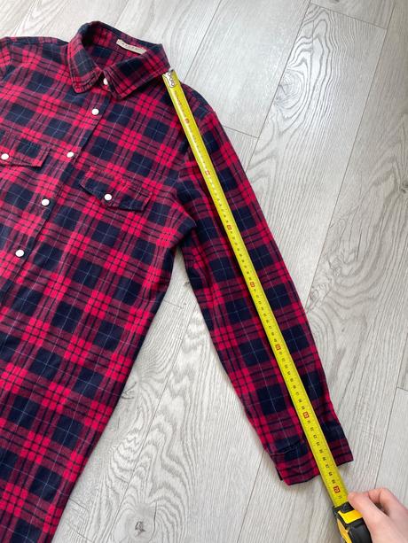 Károvaná dlhšia košeľa, m