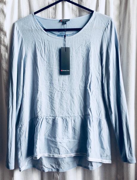 Street one baby blue top/blúzka...vel.38/m, street one,38 / m