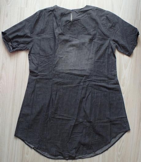 Letné šedočierne minišaty, v. l/xl, xl