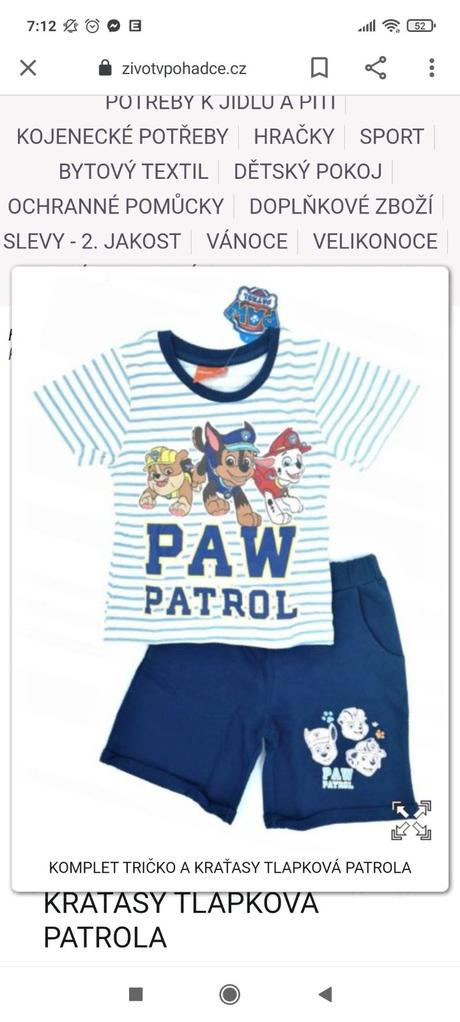 Detské súpravy patrola, 98