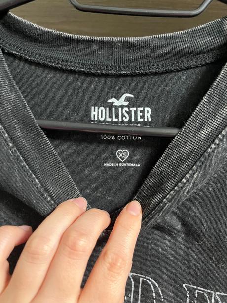 Bavlnené oversize tricko, hollister,xs