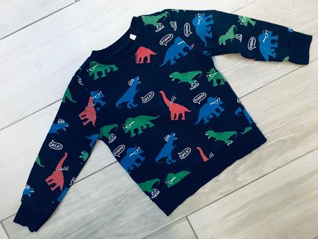 Tepláková mikina s dinom, c&a,110