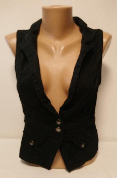 Dámska čierna vesta, colours of the world, colours of the world,xs