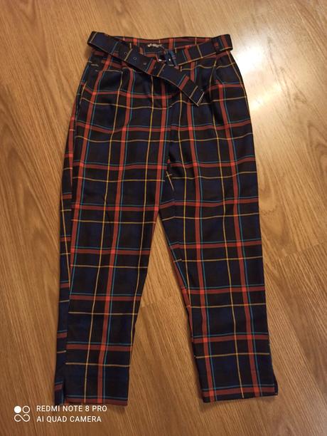 Kárované nohavice, s