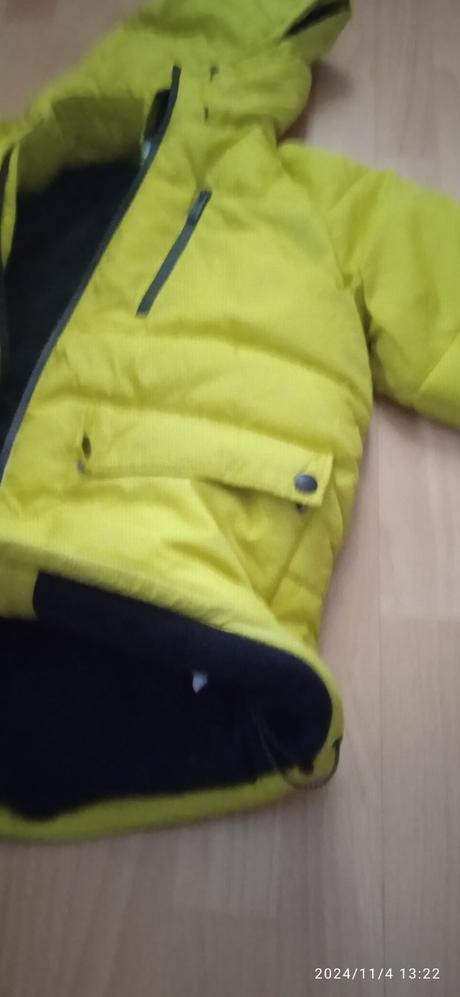 Chlapčenská žltá zimná bunda, reserved,164