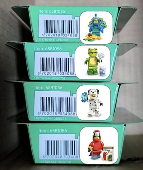 Komplet sada lego minifigúrky 71051 28. séria (z, 