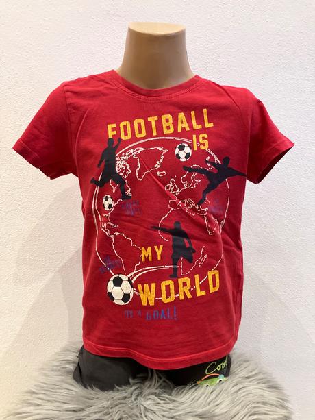 Chlapčenské tričko football primark (5-6 r.), primark,116