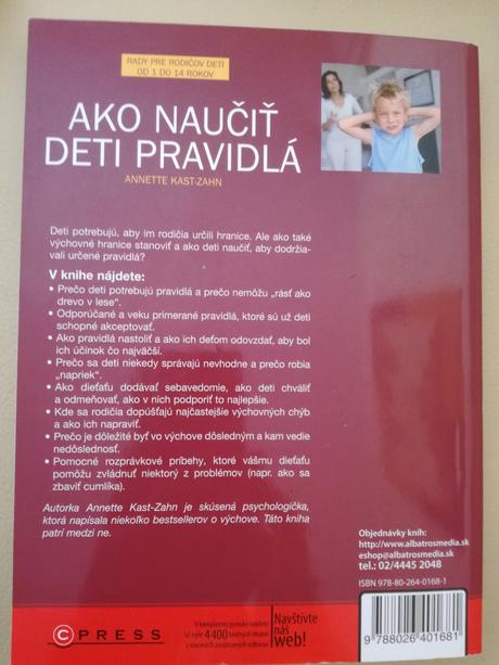 Kniha ako naučiť deti pravidlá,