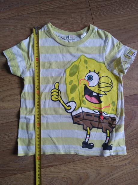 Tričko spongebob 86/92, h&m,86