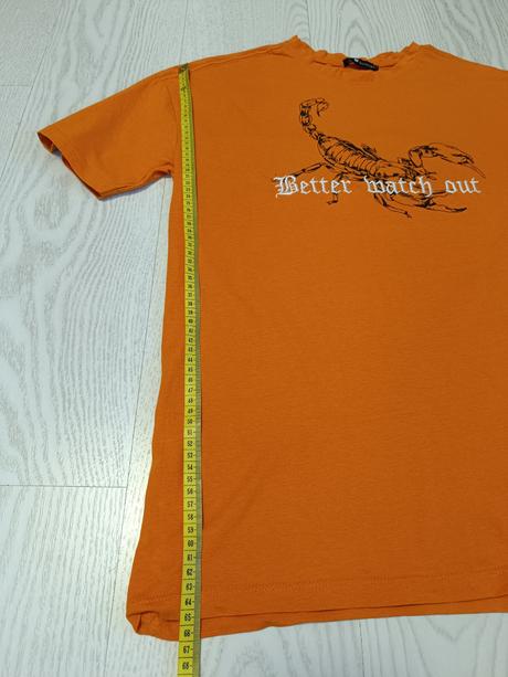 Oranžové tričko, fishbone,xs