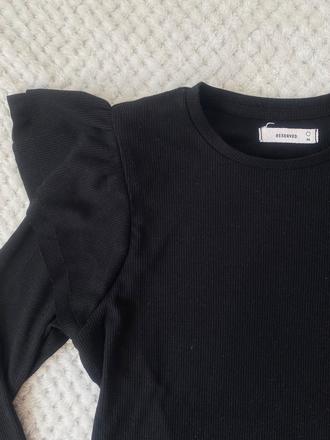 Tričko s dlhým rukávom s volánikmi, reserved,m