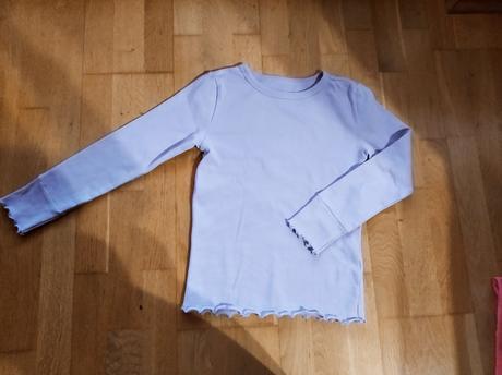 Krásne jednoduché rebrované tričko, tchibo,134