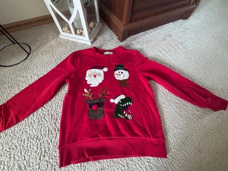 Mikina vianočná, c&a,134