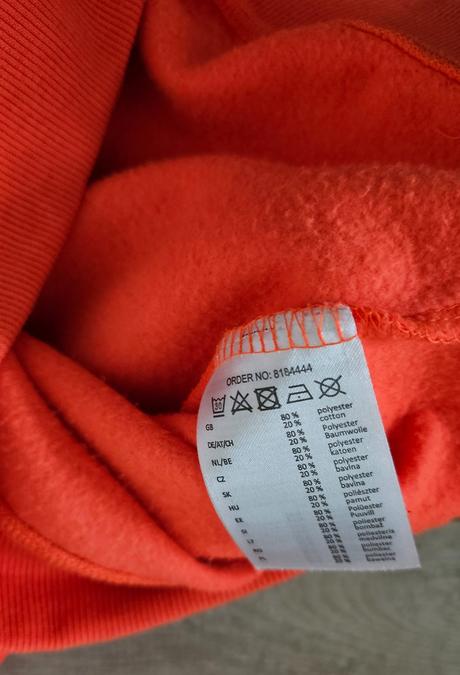Mikina neonova orange, 146