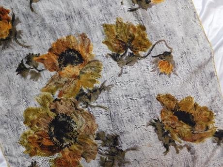 Kvalitná luxusna hodvabna elegantná šatka, l