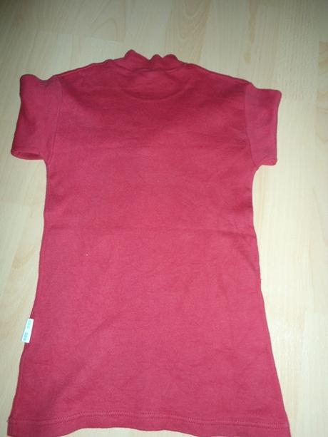 Cerveny rolacik dlhy rukav - darujem k objednavke, 116