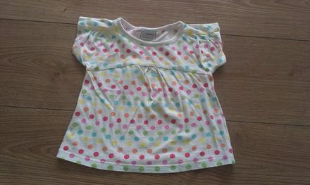 Bodkované tričko, next,74