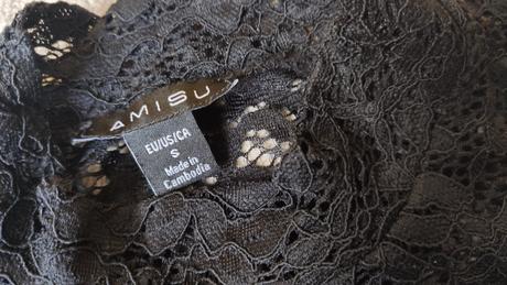 Dámsky krajkovaný top s, amisu,s