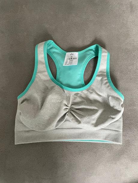 Sivozelená športová podprsenka, m