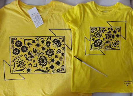 Maľované tričko, l / m / s / xl / xxl