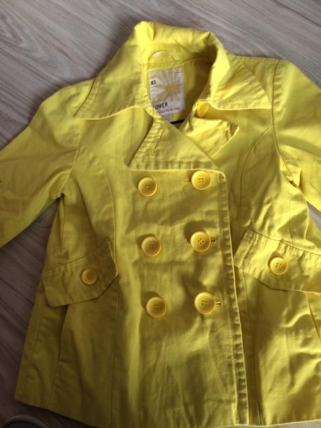 Žlté sako, nenosene, 10 eur, next,152
