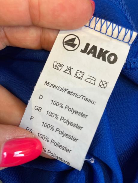 Chlapčenské športové tričko modré jako (122), 122
