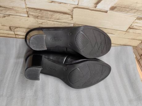 Ara 38,5 - dámske kožené čierne lodičky, ara,38