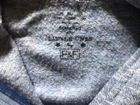 Modrá mikinka, f&f,68