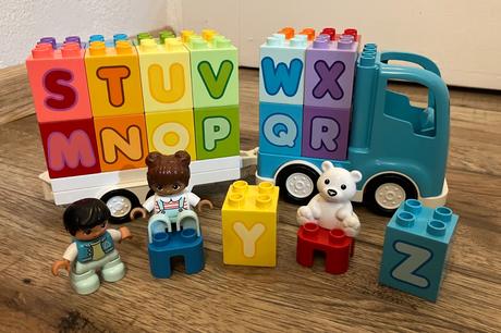 Lego duplo nákladiak s abecedou, 
