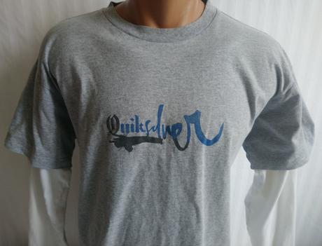 Pánske sivo biele tričko, quicksilver, quiksilver,m