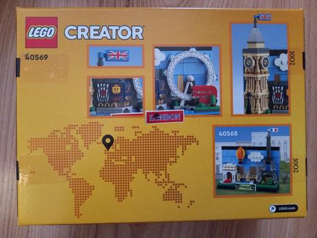 Lego londýn pohľadnica,