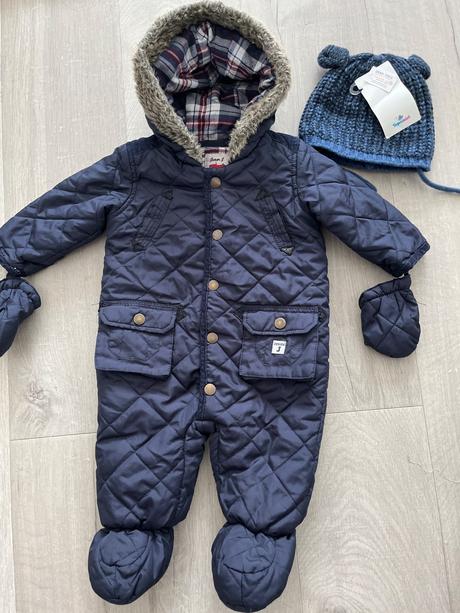 Zimný overal+ciapla, 74