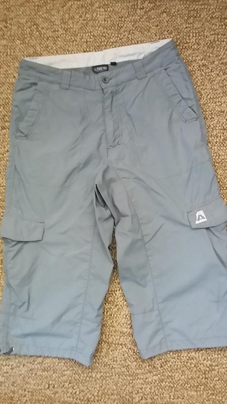 Trištvrťové nohavice, s