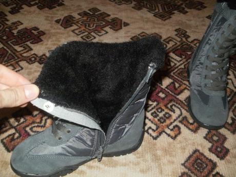 Sivé čižmičky 20 cm nenosené, 30