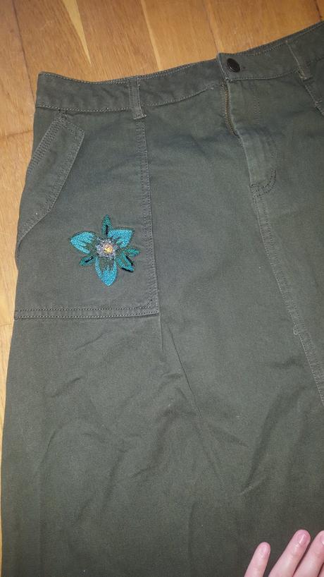 Krásna olivová sukňa zara, zara,l