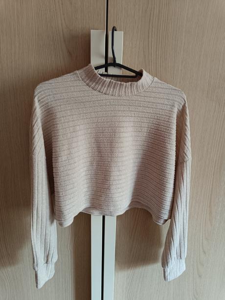Crop sveter, s