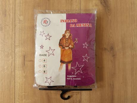 Indiánsky kostým maska na karneval 110/116/122, 
