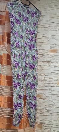 Nohavicovy overal kvietkovany, m