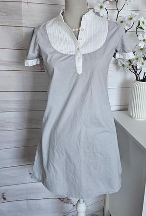 Pekné šedé šaty, h&m,36