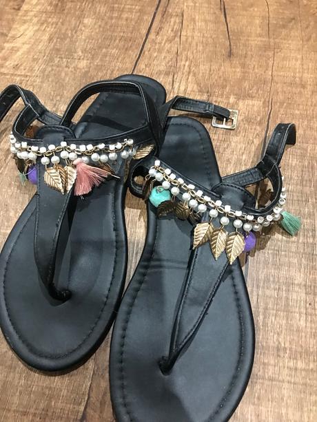 Sandále čierne, 38