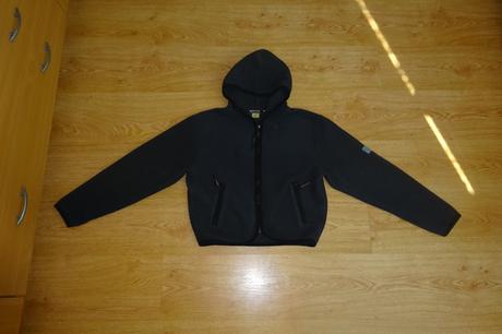 Tmavošedá mikina s kapucňou, 164