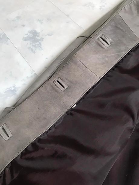 Kožené zateplené paleto, xl