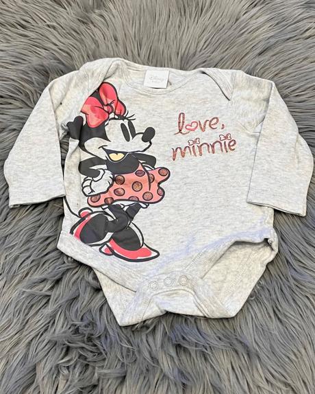 Dievčenské body minnie (68), disney,68