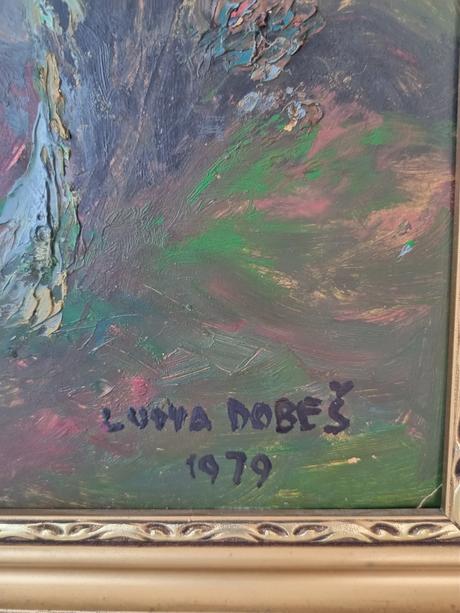 Ludvik dobeš olejomalba umierajuci strom, 