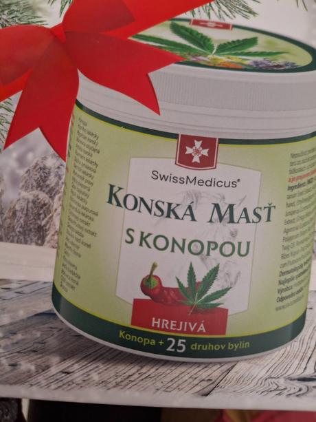 Konská masť hrejivá a chladivá vianočná,